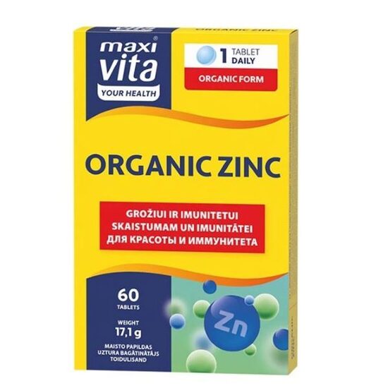 ORGANIC ZINC (60 tabletes)